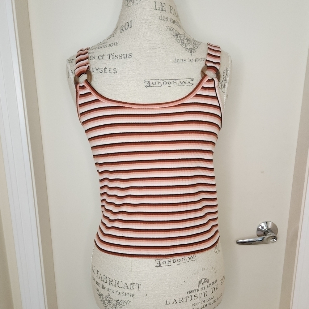 90s Stripe Crop Top